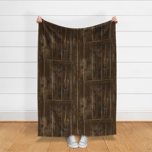 Large Weathered Wood Siding-dk mahogany- vertical