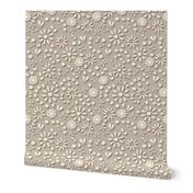 3D Design - Shadowed Delicacy -  Petite Garden - Soft Neutrals Gradient