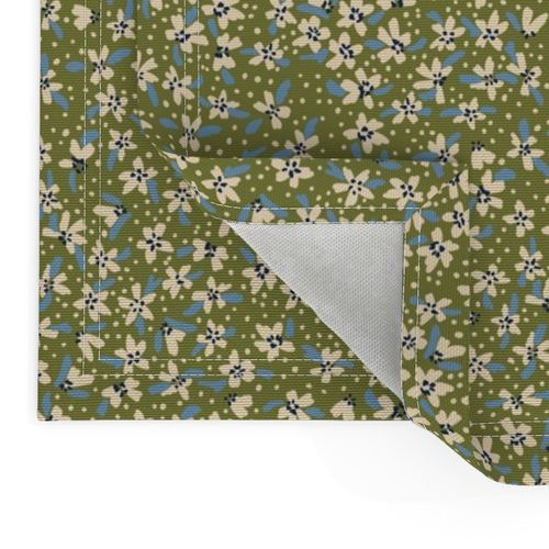 Ditsy Floral Olive