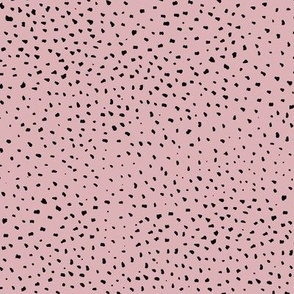 Little cheetah baby animal print minimal small speckles and spots abstract wild cat fur moody rose mauve