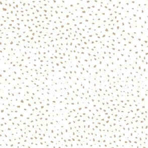 Little cheetah baby animal print minimal small speckles and spots abstract wild cat fur white beige sand