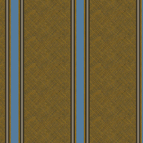 blue burlap stripe