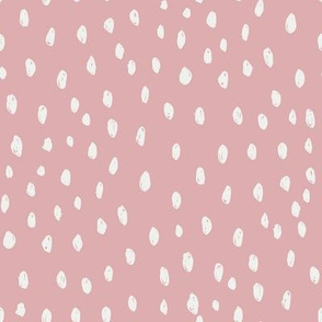powder pink dots fabric - sfx1611- dots fabric, neutral fabric, baby fabric, nursery fabric, cute baby fabric