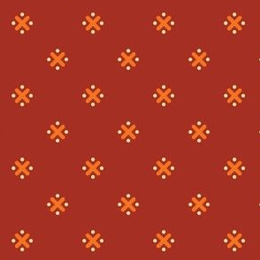 Tribal Dark Red Pattern, Bohemian Calm Pattern