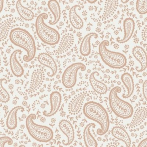 paisley fabric - sfx1213 almond - paisley print, home decor fabric