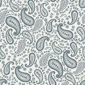 paisley fabric - sfx4401 stone - paisley print, home decor fabric