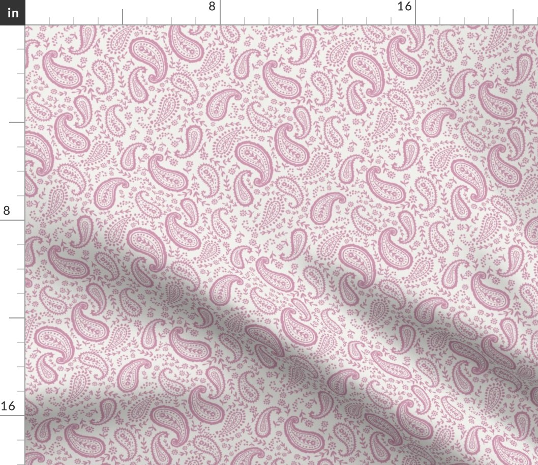 paisley fabric - sfx2210 orchid - paisley print, home decor fabric