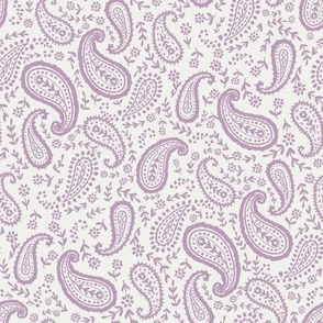 paisley fabric - sfx3307 lavender - paisley print, home decor fabric