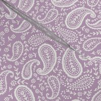 paisley fabric - sfx3307 lavender - paisley print, home decor fabric