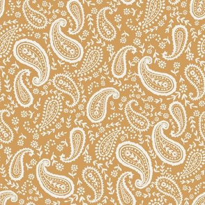 paisley fabric - sfx1144 oak leaf - paisley print, home decor fabric