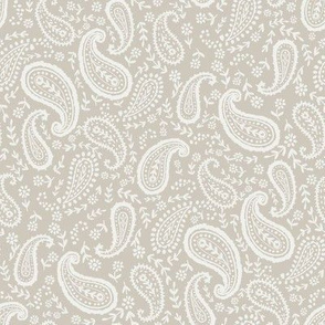 paisley fabric - sfx5304 oat - paisley print, home decor fabric