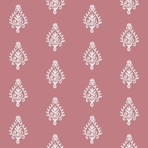 block print fabric - dusty rose sfx1610 indian block print home decor