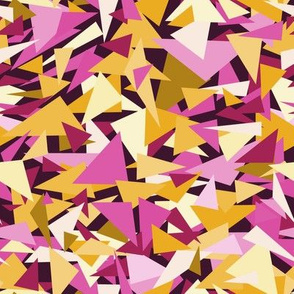 Trippy Triangles - Pink and Orange