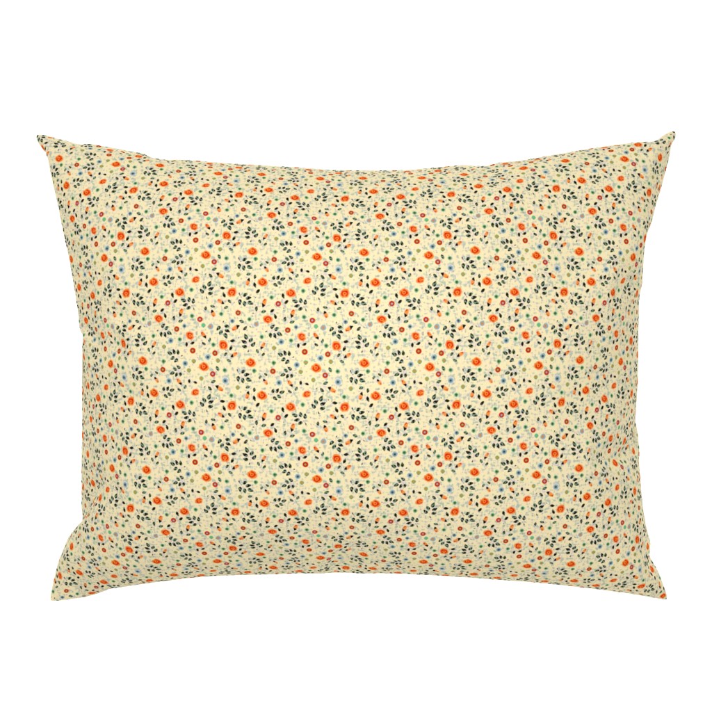 ditsy modern vintage floral dots