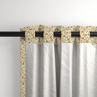 ditsy modern vintage floral dots