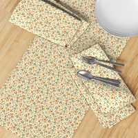 ditsy modern vintage floral dots