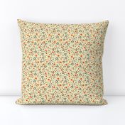 ditsy modern vintage floral dots