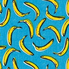 Bananas on Cyan - ©Autumn Musick 2020