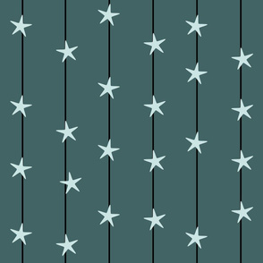 Pine  and Mint Stars