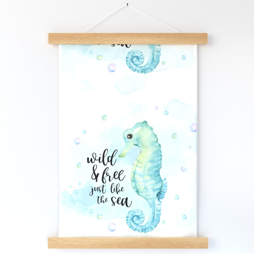 18 Inch Seahorse//Wild & Free 