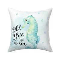 18 Inch Seahorse//Wild & Free 