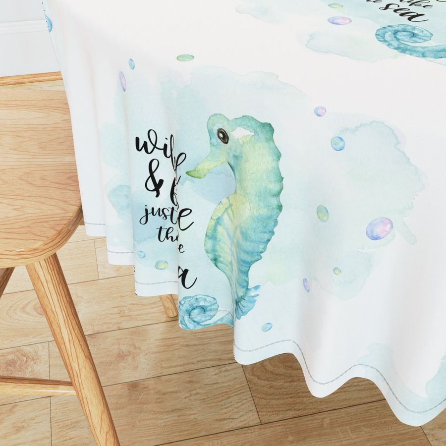 Seahorse//Wild & Free - Blanket/Lovey Combo - NO GUIDES