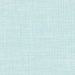 Linen Texture Canvas Sea Glass Mint Green