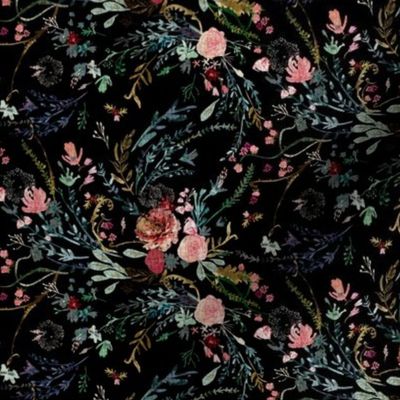 Fable Floral (black) SML 