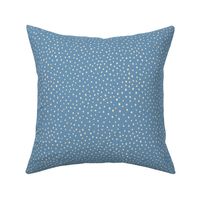 Ditsy Dots  - Muted Blue