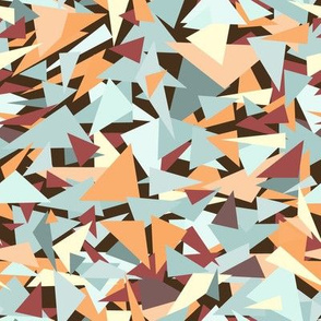 Trippy Triangles - Red and Orange