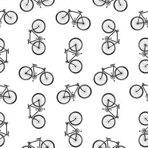 Scattered Bicycles Print (Small Print Size)