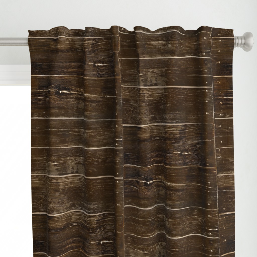 Large Weathered Wood Siding--dk-brown
