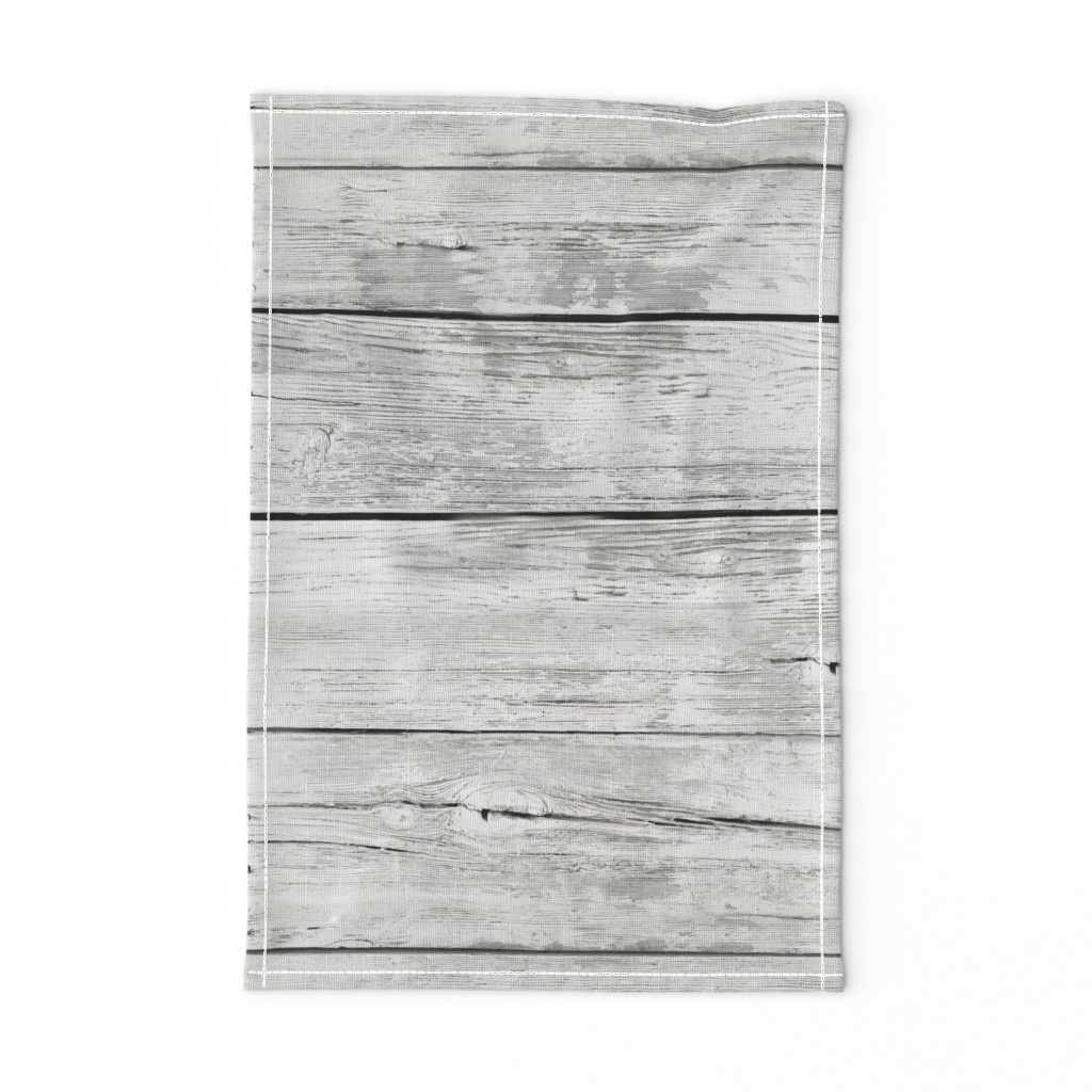 Large Weathered Wood-off white