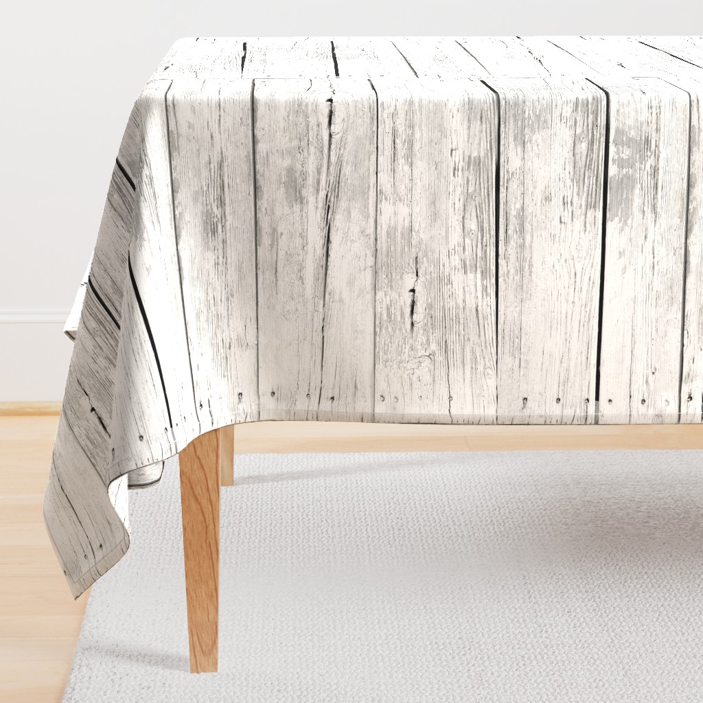 Large Weathered Wood-off white