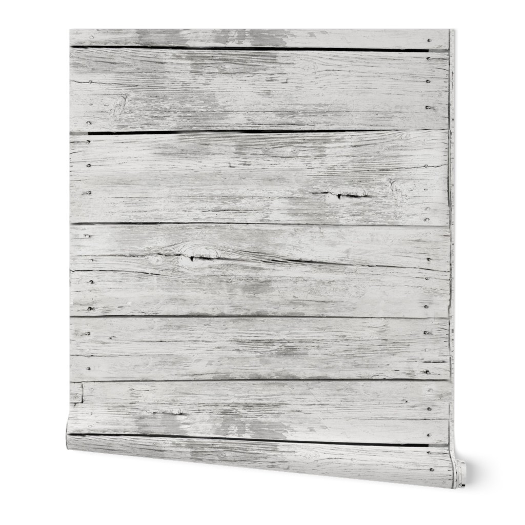 Large Weathered Wood-off white