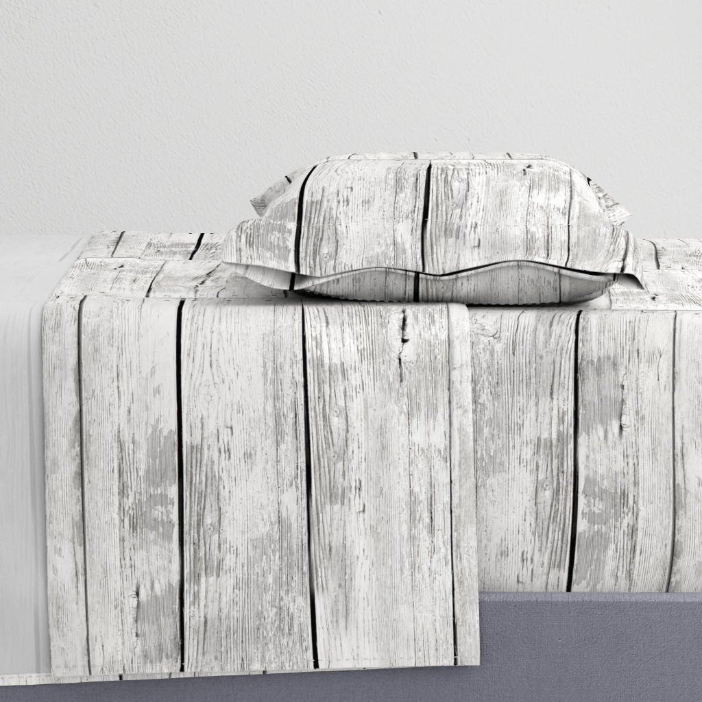 Large Weathered Wood-off white