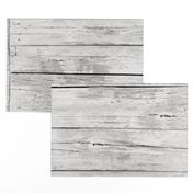 Large Weathered Wood-off white