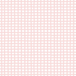 Painted grid in Pink Sherbert