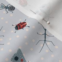 Insects childish in Scandinavian style