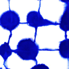 Connect Dots cobalt blue large scale