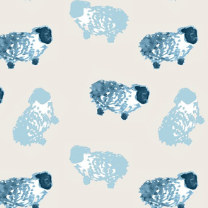Counting sheep Blue