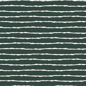 thin stripes on deep green 