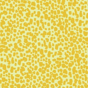 animal print - citron + mustard