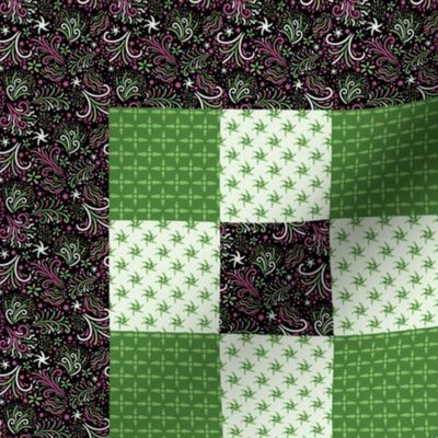 Celebrate | Azalea - 9 block cheater quilt