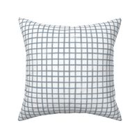 Micro Watercolor Windowpane M+M Smoke by Friztin