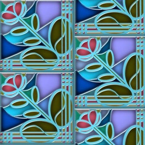 Stained Glass Bloom 3