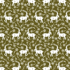 Edelweiss Traditional Fabric, Wallpaper and Home Decor | Spoonflower