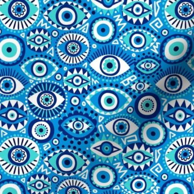 Evil eye blue small