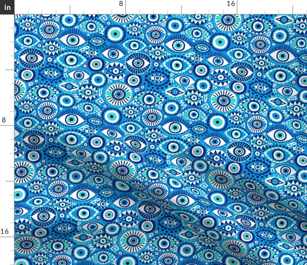 Evil eye blue small