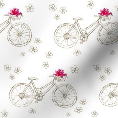 Flower Basket Bike